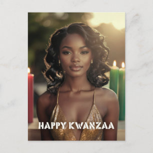 KWANZAA - GELUKKIGE KWANZAA -  FEESTDAGENKAART