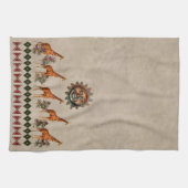 Kwanzaa Giraffes Theedoek (Horizontaal)