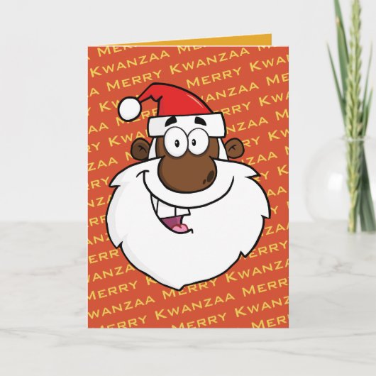 Kwanzaa Greetings uit Afrika Feestdagen Kaart (Voorkant)