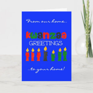Kwanzaa Groetjes Kaart