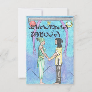 Kwanzaa Holiday Card Bedankkaart