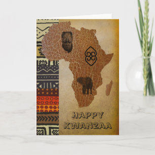 Kwanzaa Holiday Card Feestdagen Kaart