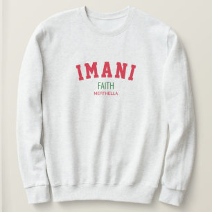 Kwanzaa IMANI Faith gepersonaliseerd Trui