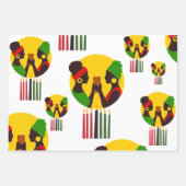 Kwanzaa inpakpapier vellen (set van 3 vellen) (Voorkant 2)
