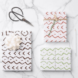 Kwanzaa Juneteenth Black Holiday Wrapping Tribal Inpakpapier Vel