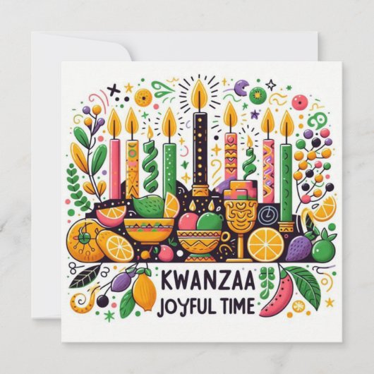 Kwanzaa  kaart (Voorkant)