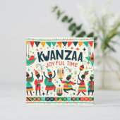 Kwanzaa kaart (Staand voorkant)