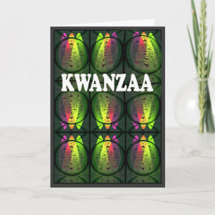 Kwanzaa-kaart Feestdagen Kaart