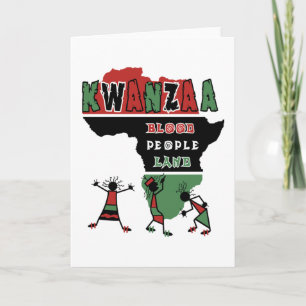 Kwanzaa-kaart Feestdagen Kaart