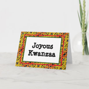 Kwanzaa Kaart - Joyous #9