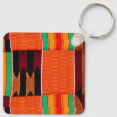 Kwanzaa Kenta Cloth Sleutelhanger (Achterkant)