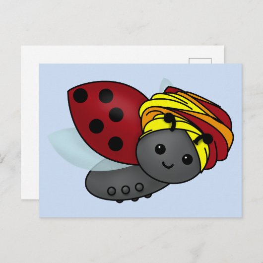 Kwanzaa Ladybug Briefkaart (Voorkant / Achterkant)