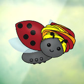 Kwanzaa Ladybug Raamsticker (Vel 3)