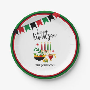 Kwanzaa Papieren Bordje
