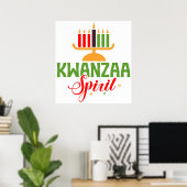 Kwanzaa Spirit Poster (Thuiskantoor)