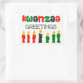 Kwanzaa Stickers met kaarsen (Tas)
