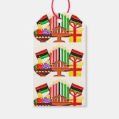 Kwanzaa Table Painting Cadeaulabel (Voorkant)