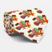Kwanzaa Tafelschildering Stropdas (Opgerold)
