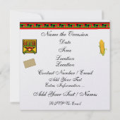 Kwanzaa Uitnodiging (Achterkant)