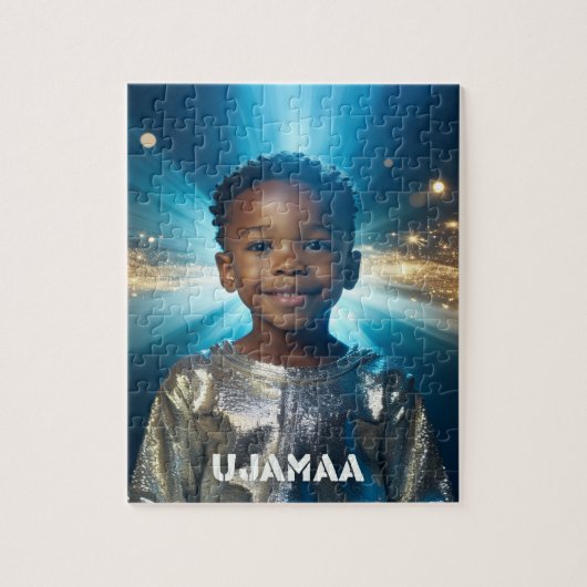 KWANZAA - UJAMAA - LEGPUZZEL (Verticaal)