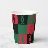 Kwanzaa Ujamaa Papieren Bekers (Achterkant)