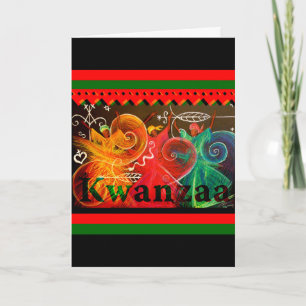 Kwanzaa - Umoja! Groeten Feestdagen Kaart