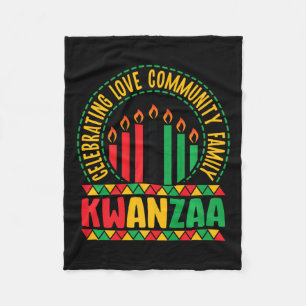 Kwanzaa - Viering van de Liefde Gemeenschap & Camp Fleece Deken