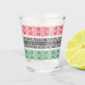 Kwanzaa-vlagpatronen Shot Glas (Voorkant)