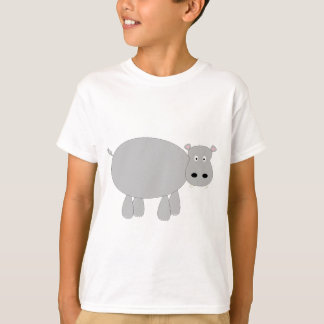 Kwarnige en schattige cartoon hippo t-shirts en ge
