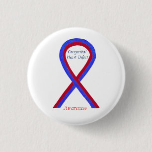 KWART-bewustwording met betrekking tot aangeboren Ronde Button 3,2 Cm
