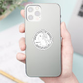 Kwart dollarmunt George Washington Sticker (Telefoon)