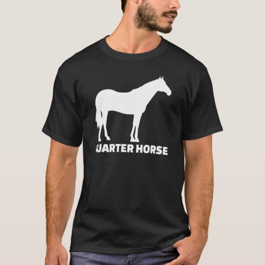 Kwart paard t-shirt (Voorkant)