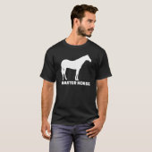 Kwart paard t-shirt (Voorkant volledig)