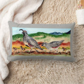 Kwartaalfamilie met baby's Peeps Grey, Accent Pill Kussen (Deken)