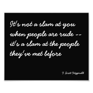Kwartable Poster over Rude People