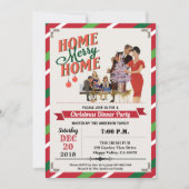 Kwartehuis met kerst kaart (Voorkant)