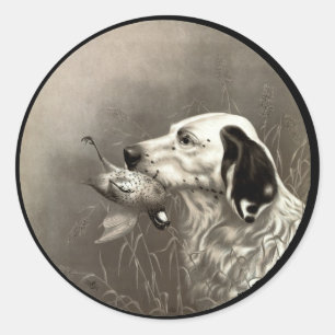 Kwartel Ronde Sticker