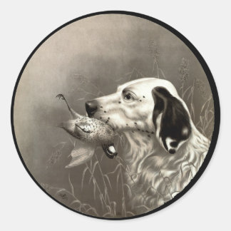 Kwartel Ronde Sticker