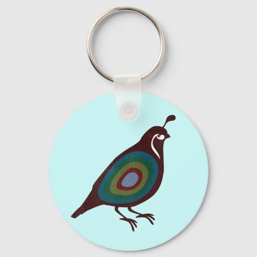 Kwartel Sleutelhanger (Voorkant)