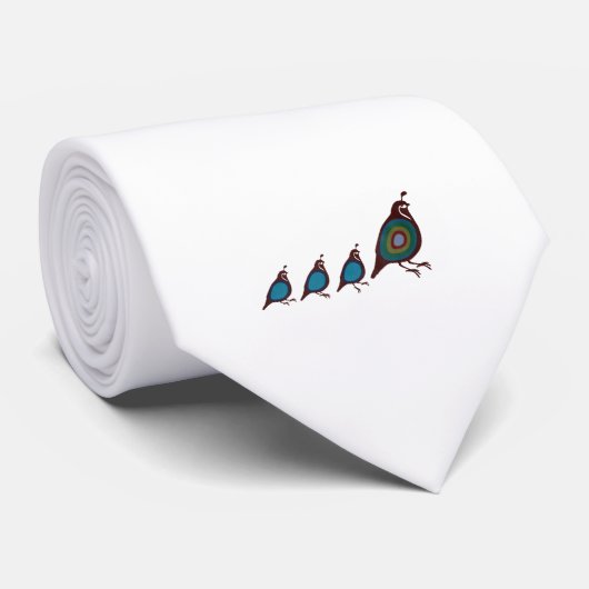 Kwartel Stropdas (Opgerold)