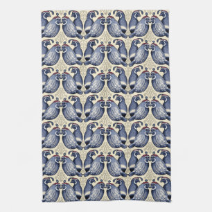 Kwartel Vogel Decoratieve Keuken Handdoek
