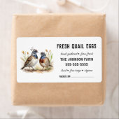 kwarteleieren | naam Boerderij Etiket (Insitu)