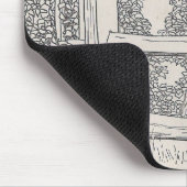 Kwartels op een spoor muismat (Hoek)