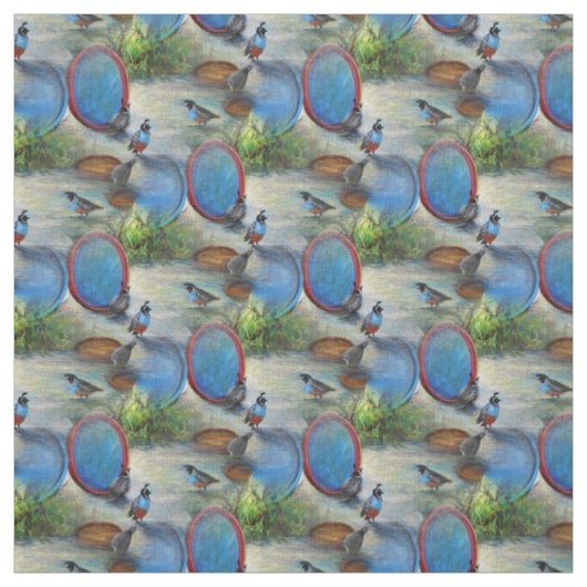 kwarteltuin stof (Swatch)
