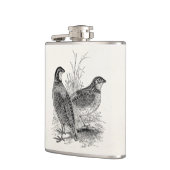 kwartelvogels - Persoonlijke roofvogels Heupfles (Links)