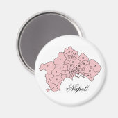 Kwarten van Napels, Napoli Magnet Magneet (Voorkant / Achterkant)