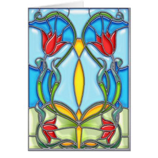 Kwartet Rode Tulpen