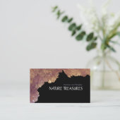 Kwarts Amethyst Crystals Visitekaartje (Staand voorkant)