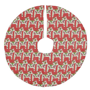 Kwarts kerstboomrok imitatie linnen kerstboom rok