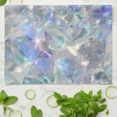 Kwarts kristal Sparkly Patroon Theedoek (Gevouwen)